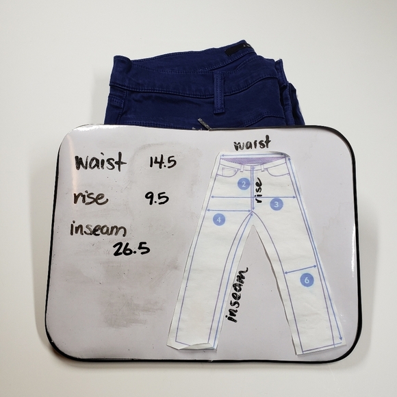 J Brand Women’s Miranda Style Skinny Jeans Zippers Navy Size 29 - Picture 10 of 10